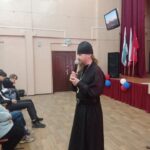 Отец Владимир провёл очередную встречу со студентами промышленного техникума
