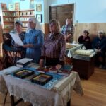к 80-летию Великой Победы прихожане храма Казанской иконы Божией Матери с. Большое Раково, школьники, добровольцы, собрались на общую молитву.